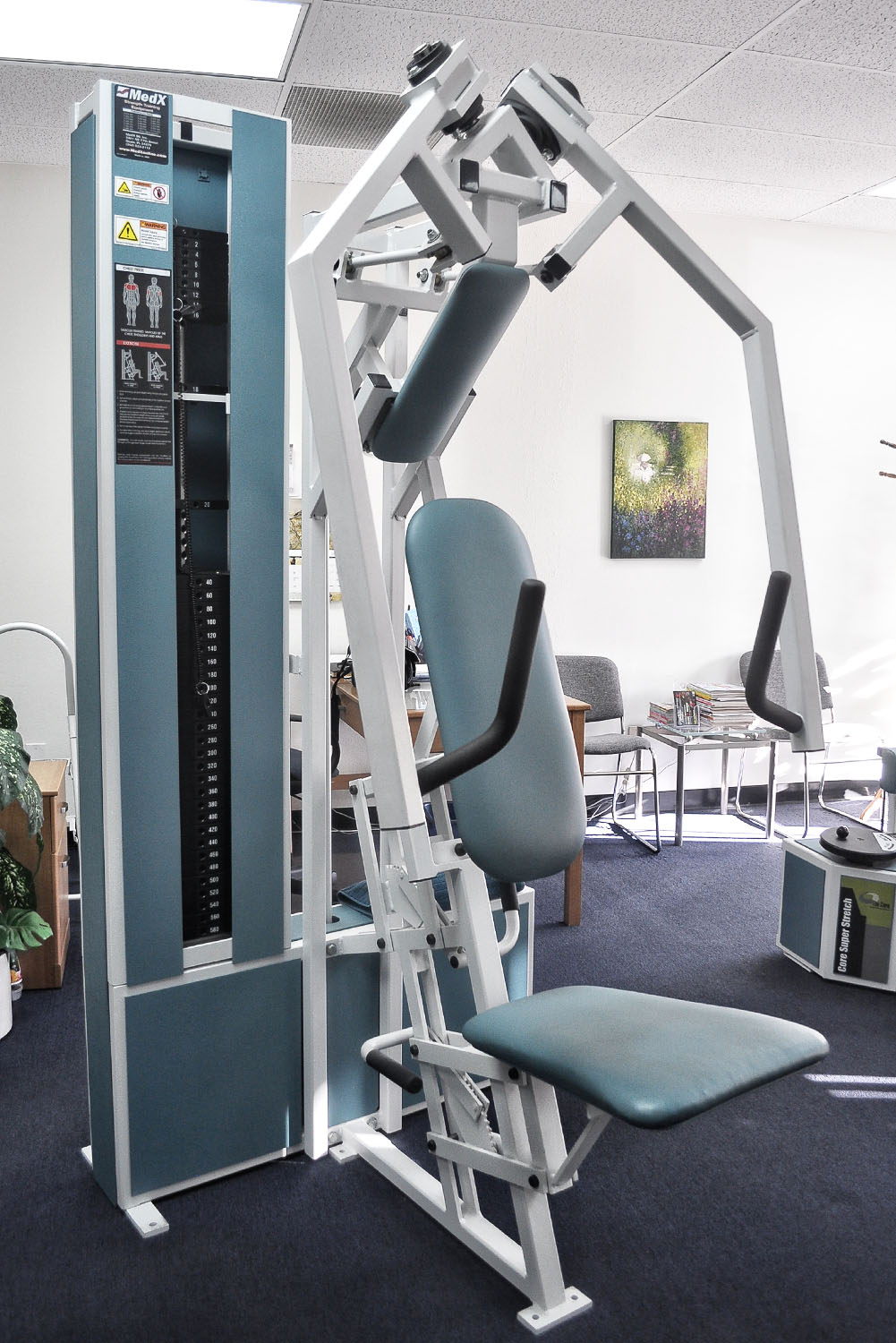 MedX Chest Press New Wave Fitness slow motion one on one training in